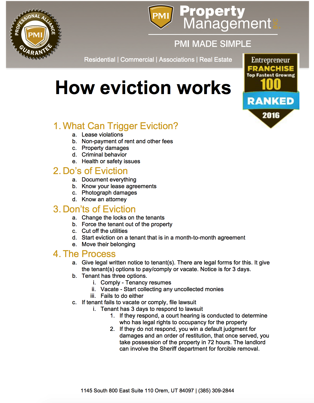How Eviction Works